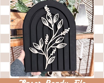 Descarga digital / Archivo SVG de letrero floral arcoíris bohemio / Archivo de letrero bohemio / Para uso en pequeñas empresas / Archivo listo para láser