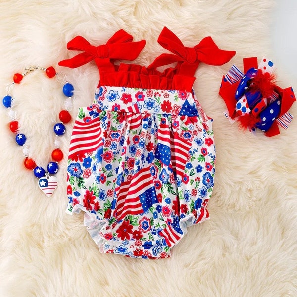 big sister 4th of july onsie