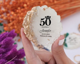 Custom Birthday Magnet Favors: Adult Anniversary Party (50 PCS)