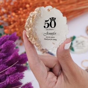 50 PCS Adult Birthday Party Favors, 40th, 50th, 60th, 70th, 80th, 90th, 100th Birthday Party Favor,Custom Birthday Magnet,Anniversary Favors