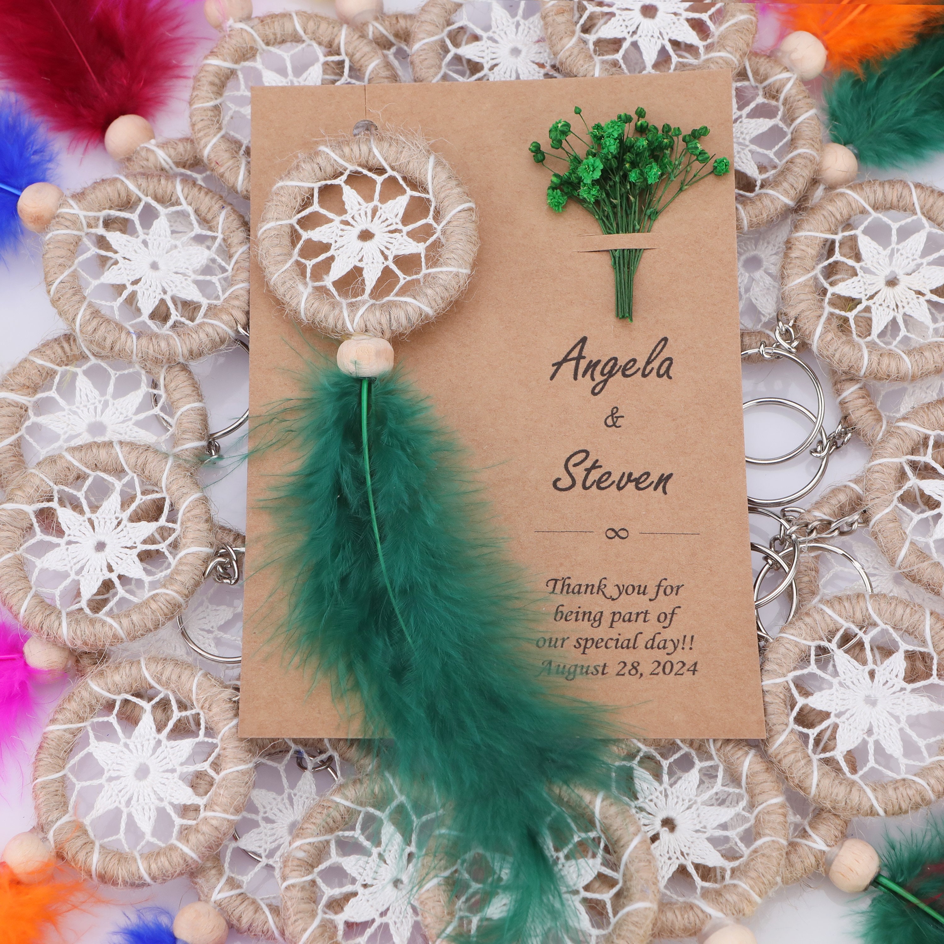 thumbnail image 2 of 10 Or 20 Pcs Dreamcatcher Wholesale Lot – Slight Seconds, Multicolor, Mixed Styles 2 of 3