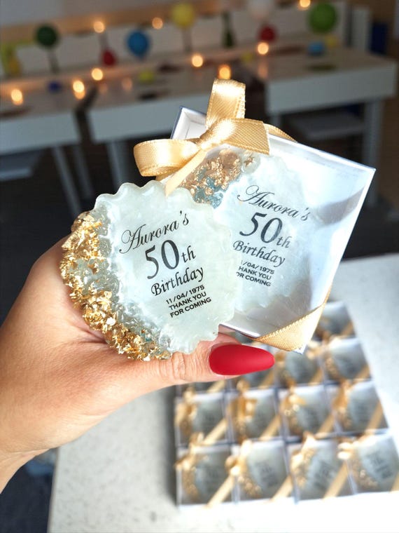 Photo Magnet | FAST SHIPPING | Shimmering Luxury Favors | Milestone Keepsake | 30th 50th Adult Birthday Party