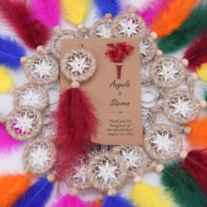 Portachiavi acchiappasogni, bomboniere per gli ospiti, bomboniere per gli ospiti dei neonati, bomboniere uniche per gli ospiti, bomboniere per baby shower, bomboniere per addio al nubilato