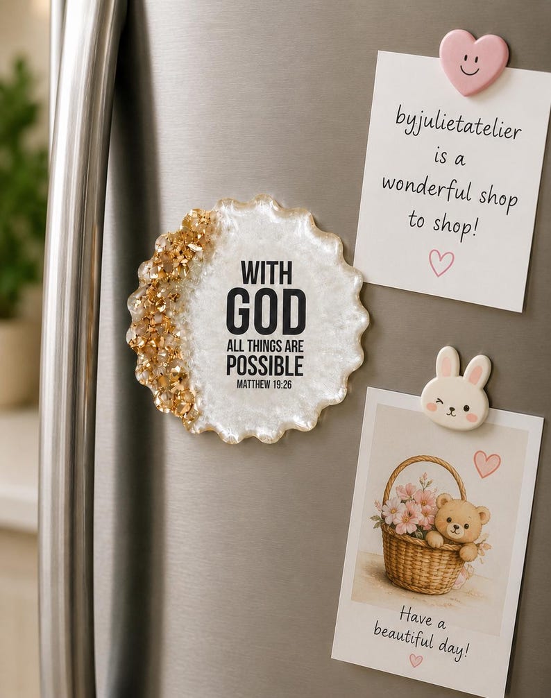 Photo Magnet | FAST SHIPPING | Shimmering Luxury Favors | Milestone Keepsake | 30th 50th Adult Birthday Party image 3