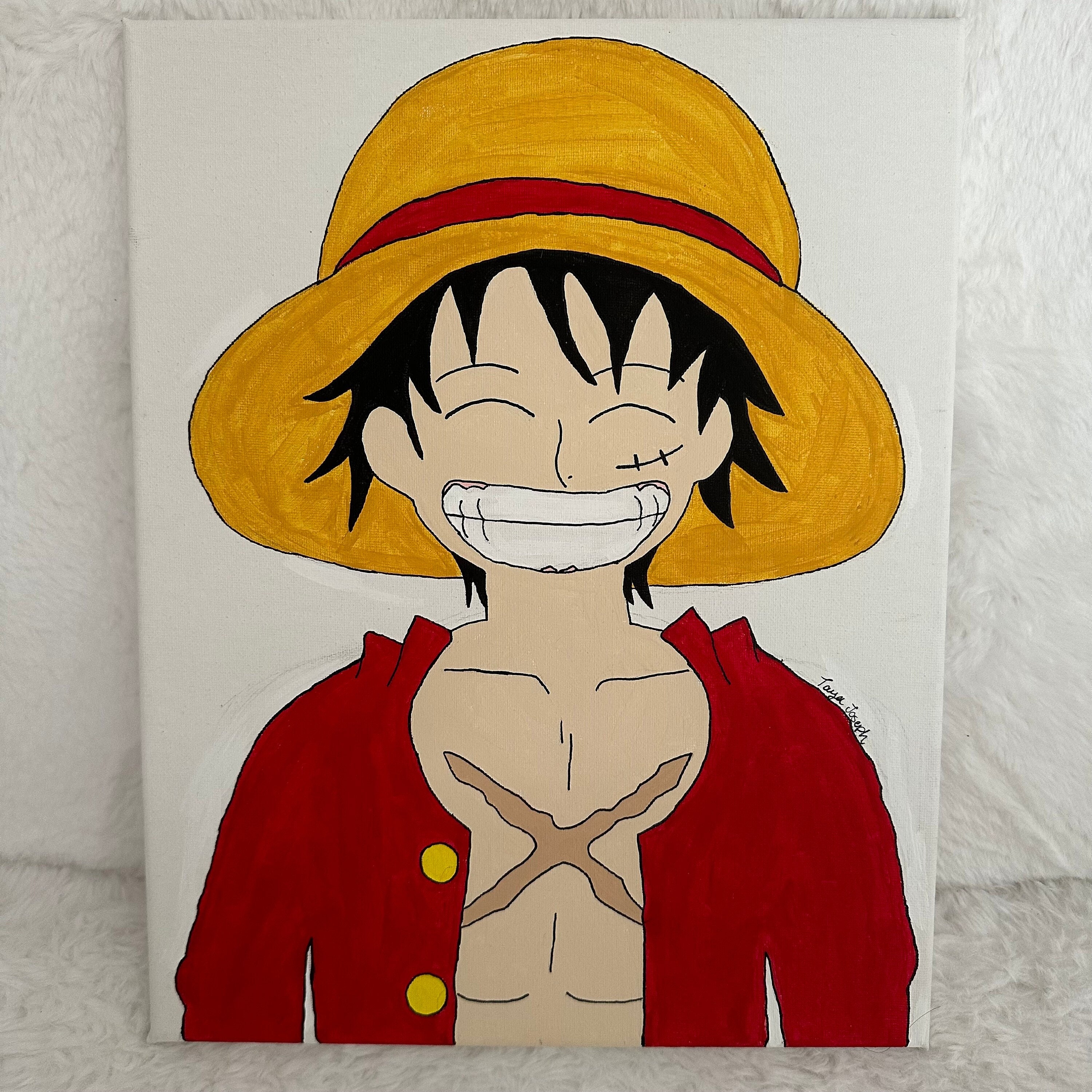 DIY Acrylique Cristal Wall Sticker One Piece Singe D Luffy