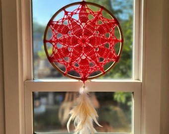 Verwickeltes Häkelspitze Stern Motiv Digitales PDF Muster