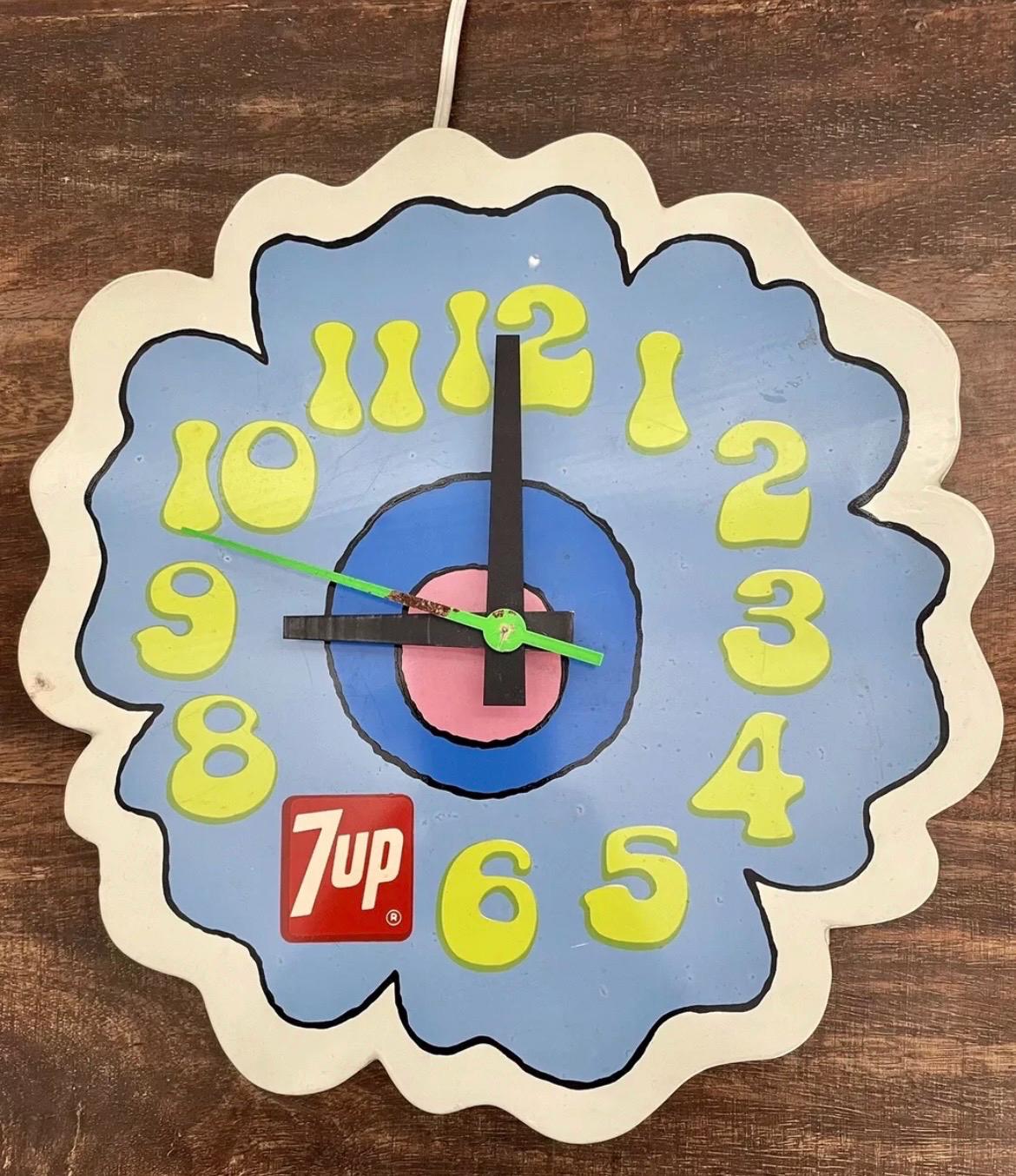 7up Clock - Etsy 7up Clock - Etsy