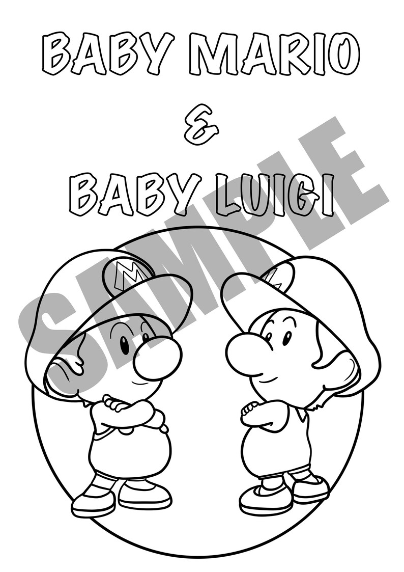 A4 Super Mario Colouring Book. Kids Colouring Books. Party Bag Ideas