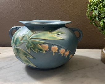 Vtg ROSEVILLE BLEEDING HEARTS Jardinere