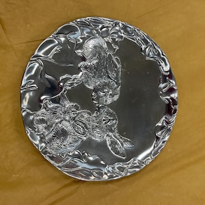 Vintage ARTHUR COURT RABBIT Cheese Plate