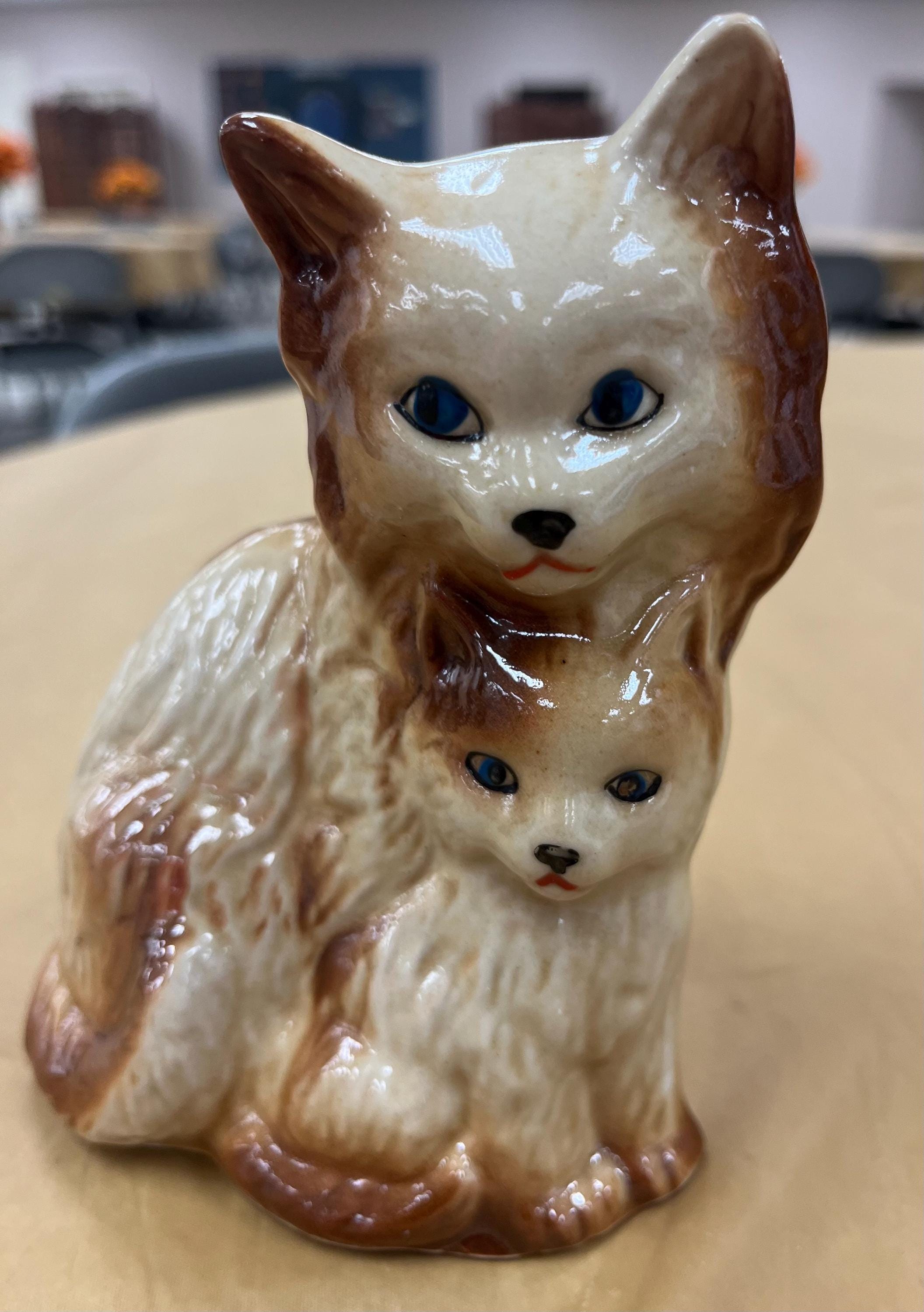 Goebel 　ヴィンテージ　ポーセリン　猫　ドール　人形　置物22ｃｍ Goebel-West-Germany-Kitty-Cat-