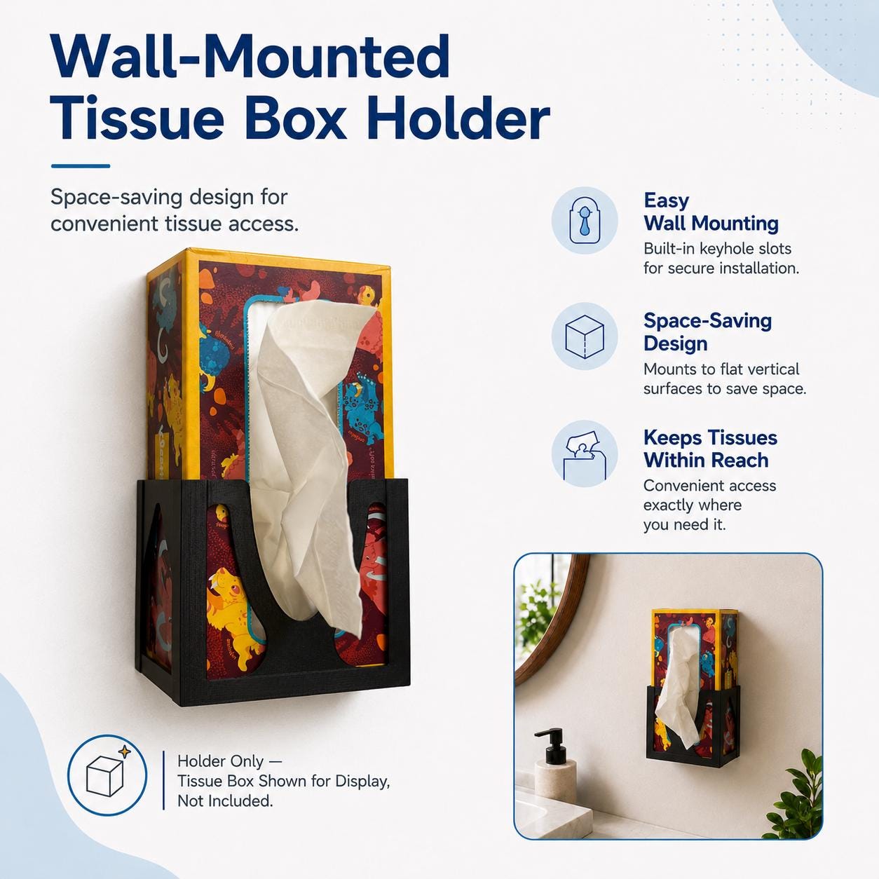 Magnetic Tissue Box - Etsy