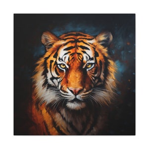 Majectic Tiger Oil Painting Canvas Gallery Wraps