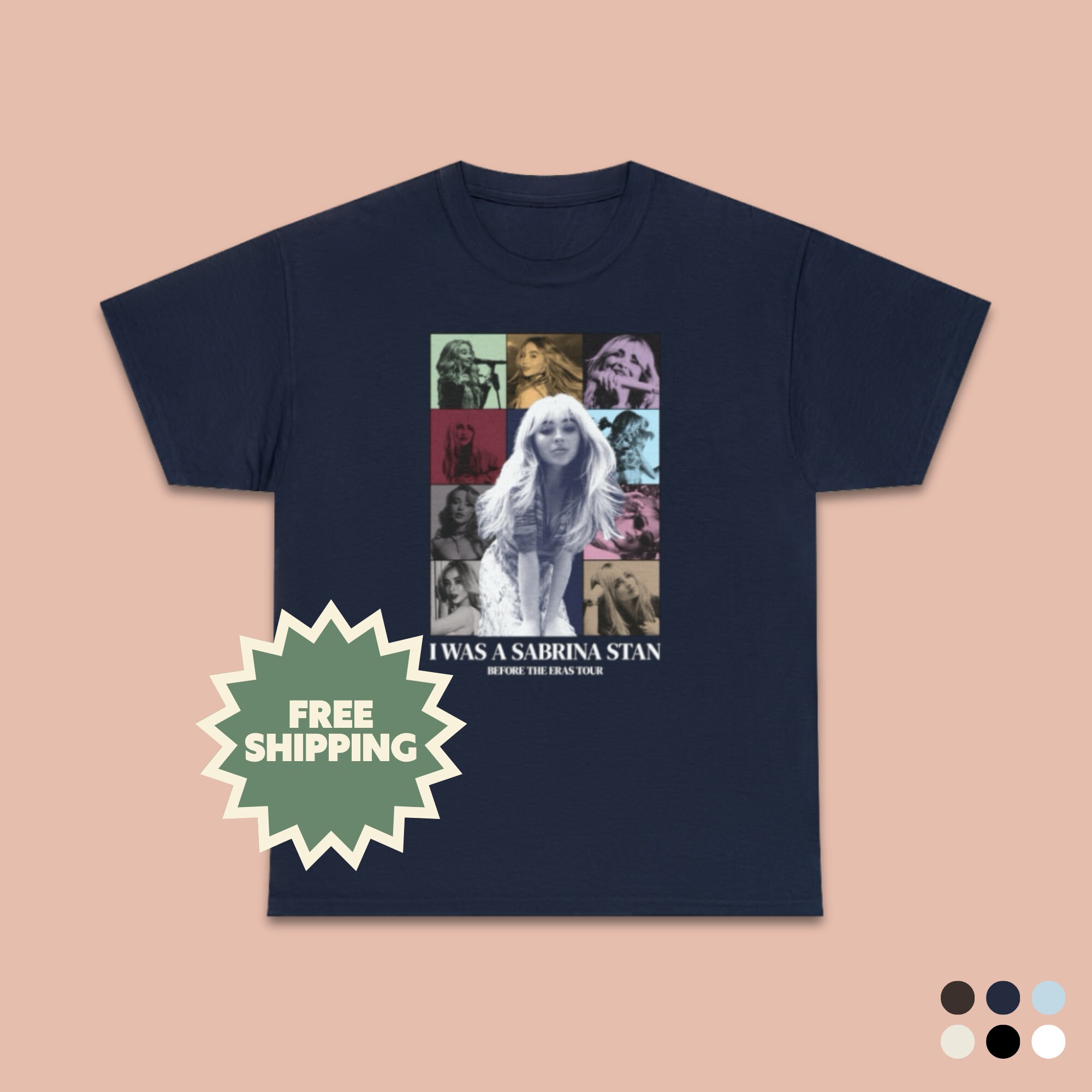 Sabrina Carpenter Eras Tour T Shirt, I Was A Sabrina Carpenter Stan