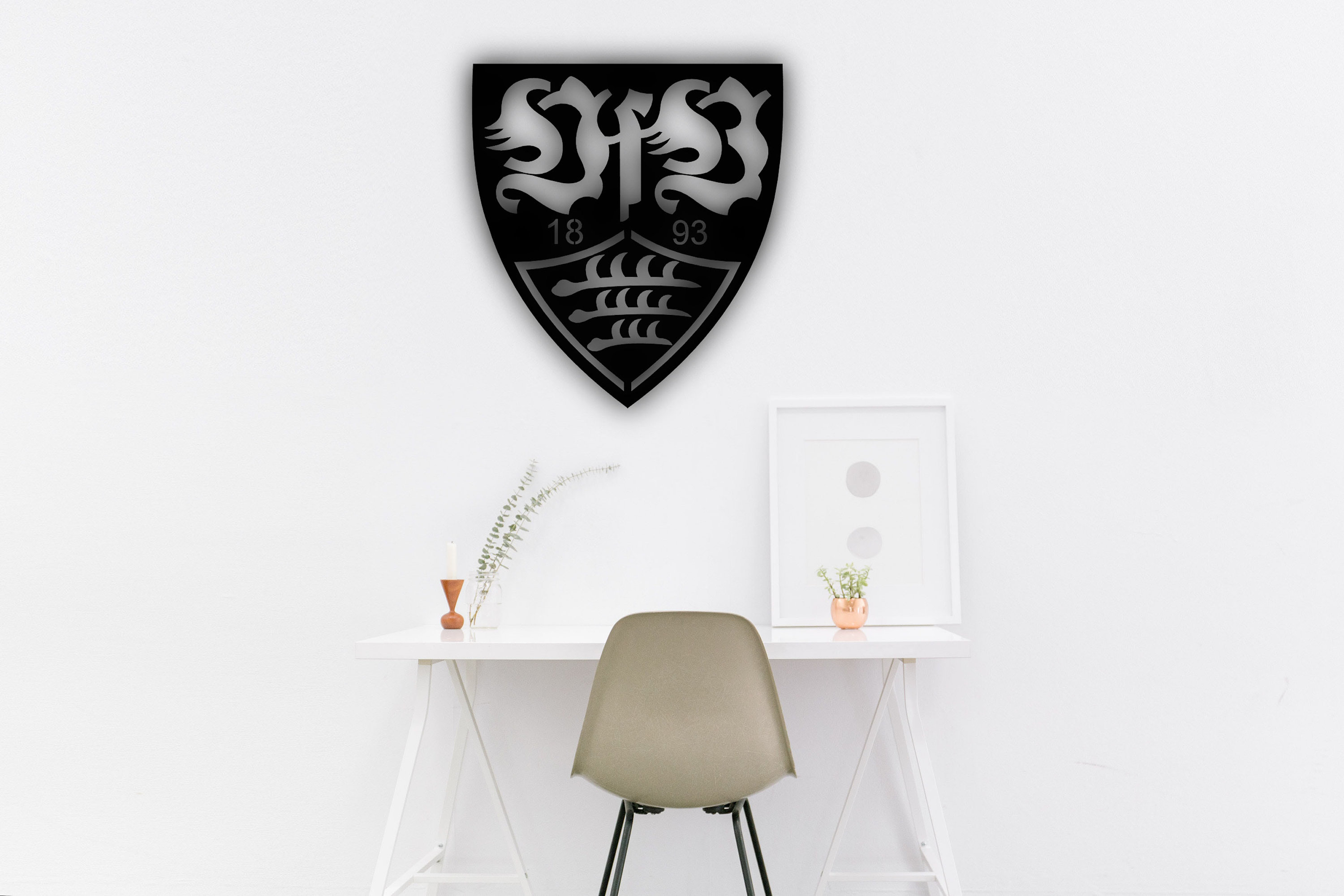 Vfb Stuttgart Football Logo Metal Wall Art Decor Picture Decoration Table  Present Gift - Etsy | Wandtattoos