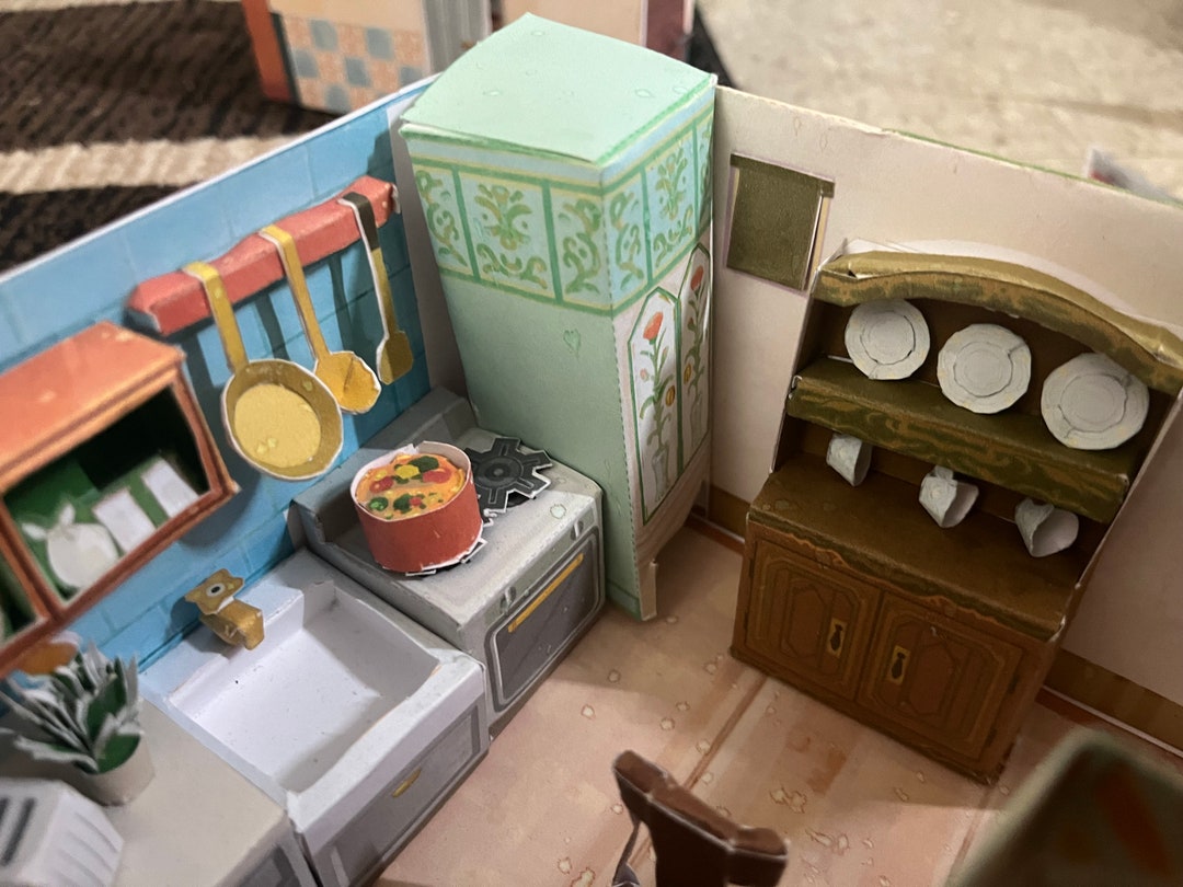 Paper Craft Kitchen Etsy