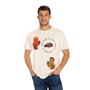 Funny Trump Elon Musk Feud T Shirt | Dad T Shirt | Trump Fans | Funny Summer Shirts | Unisex | Women for Trump