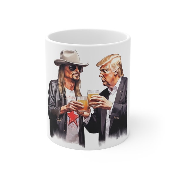 Funny Trump Mug | Kid Rock | Trump Funny Coffee Cup | 2024 | Trump