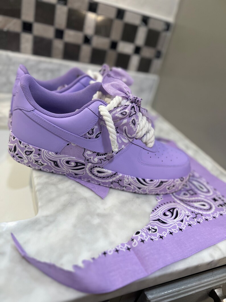 black bandana air force ones