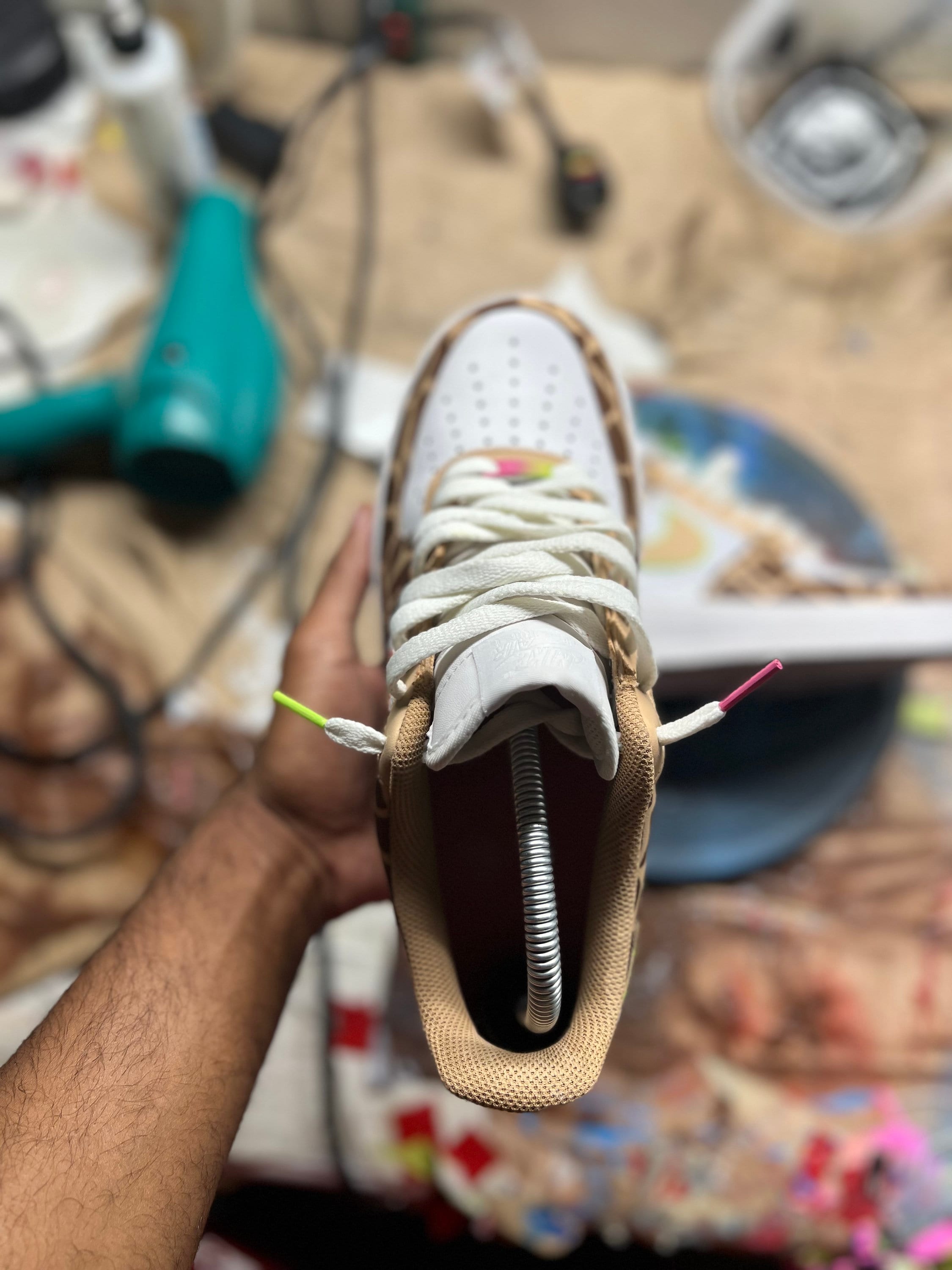 custom colorful air force ones