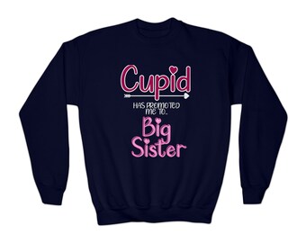 Chemise de faire-part de grande soeur, cadeau de la Saint-Valentin, chemise de révélation de grossesse, bébé sur le chemin, cadeau pour future maman