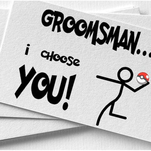Pokemon I Choose You Proposal Card--Digital Download