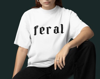 Feral Comfort Colors Tee: Unisex Oversized T-Shirt