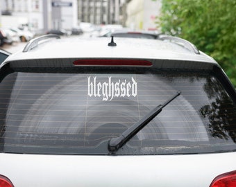 BLEGHSSED Sticker Decal for Metal Band Fans - Salem Font Variation