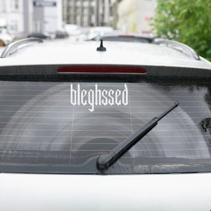 BLEGHSSED Sticker Decal for Metal Band Fans - Metal Font Variation