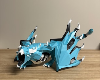 Vorkath Figurine OSRS - RuneScape Boss Decor 3D Printed Gaming Collectible, Old School RuneScape Decor, Gamer Gift, RuneScape Dragon Décor