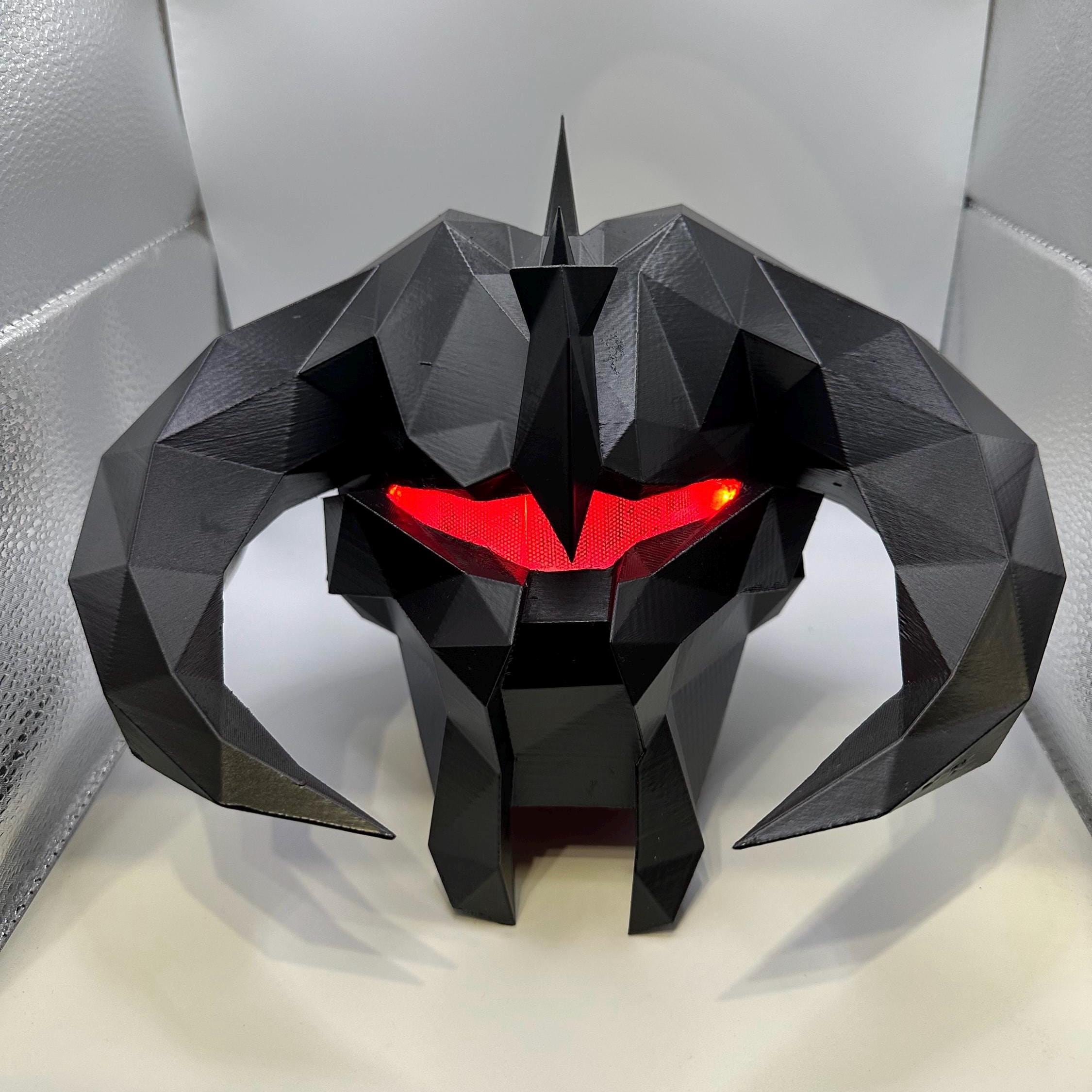 Tzkal Slayer Helmet With LED Light - Etsy