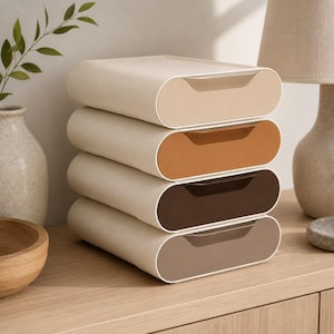 Stackable Desk Organizer Drawers - Organizer for Office, Craft Room & Small Accessories