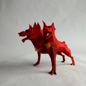 Cerberus del paisaje rúnico de la vieja escuela
