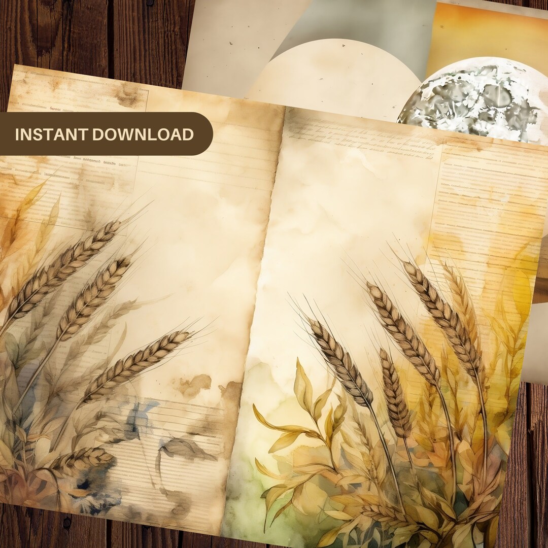 Autumn Junk Journal Printable Pages Fall Digital Papers Autumn Junk ...