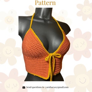 Front Tie Crochet Top
