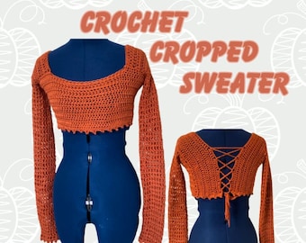 Crochet Cropped Sweater