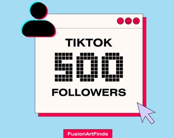 500 abonnés TikTok à vie, augmentez votre présence sur les réseaux sociaux, modèles de réseaux sociaux