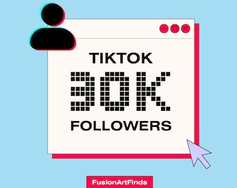Lifetime TikTok 30000 Followers, Boost Your Social Media Presence, Social Media Templates