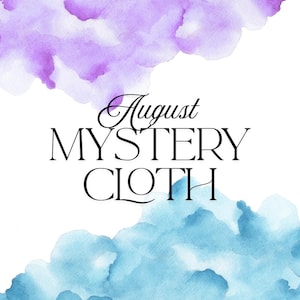 August’s monthly aida cloth club