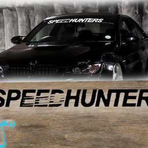 Speed Hunters Vinyl Windshield Banner