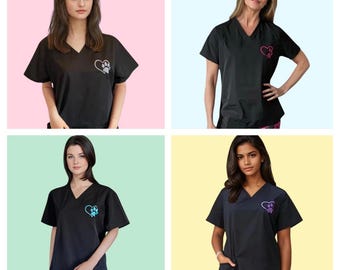 Embroidered V Neck Tunic