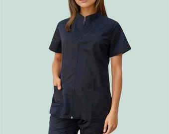 Plain Zip Tunic- No Logo!