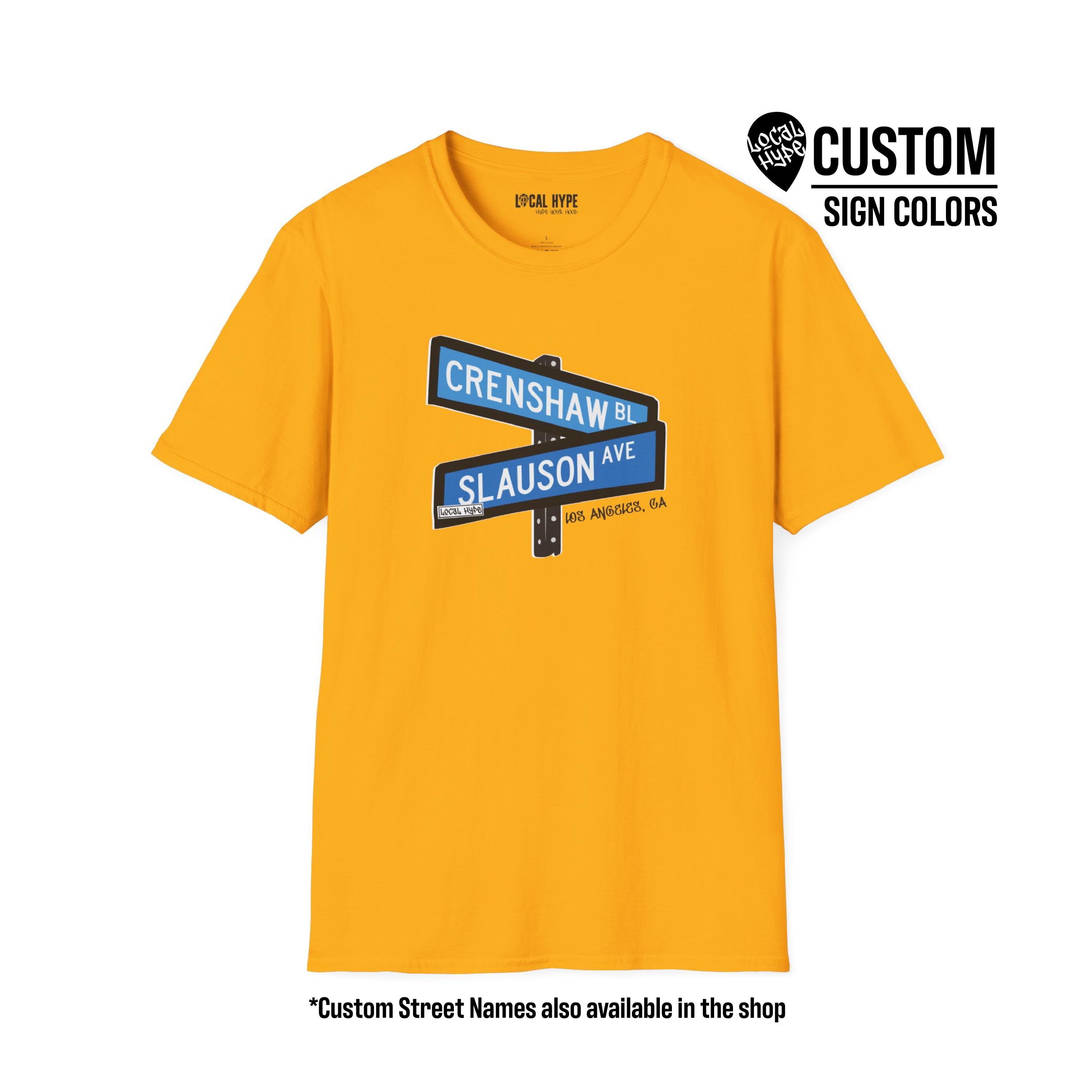 Crenshaw Slauson Los Angeles California T Shirt Gifts Crenshaw Slauson Los Angeles California T Shirt Gifts