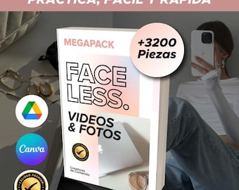 Pack Faceless +3200 Fotos y Videos Aesthetic Minimal | Contenido Digital para Redes Sociales Sin Rostro Instagram Reels TikTok Premium
