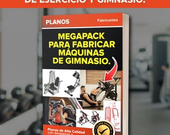 500+ Planos Gimnasios Maquinas De Ejercicio Gym Fitness Megapack (En español en centímetros)