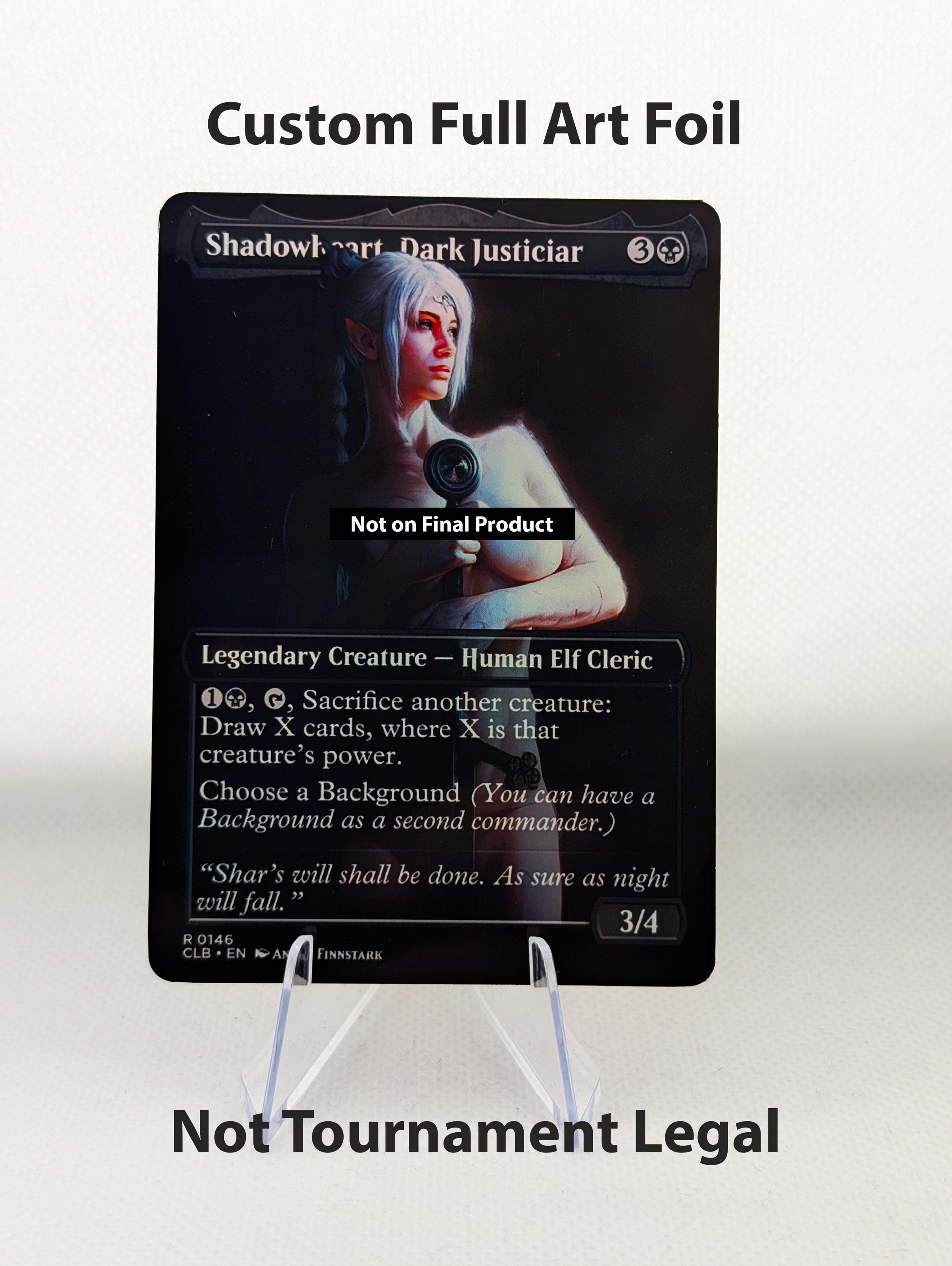 Shadowheart Part 2 MTG Proxy | Custom Foil Magic Card | Baldur's Gate 3  Cleric Alter | D&D Fan Art Commander Card | Foil Proxy - Etsy New Zealand