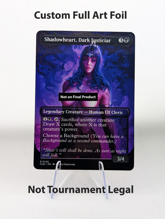 Shadowheart Part 2 MTG Proxy | Custom Foil Magic Card | Baldur's Gate 3  Cleric Alter | D&D Fan Art Commander Card | Foil Proxy - Etsy New Zealand