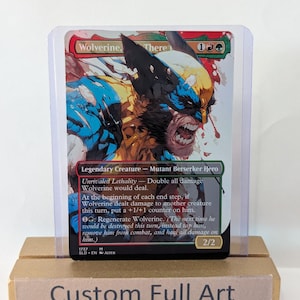 Marvel MTG Proxy V2 / Carta mágica personalizada / Arte de fan foil / Proxy de superhéroe de los Vengadores / Arte de pegatinas de alta calidad en cartas reales