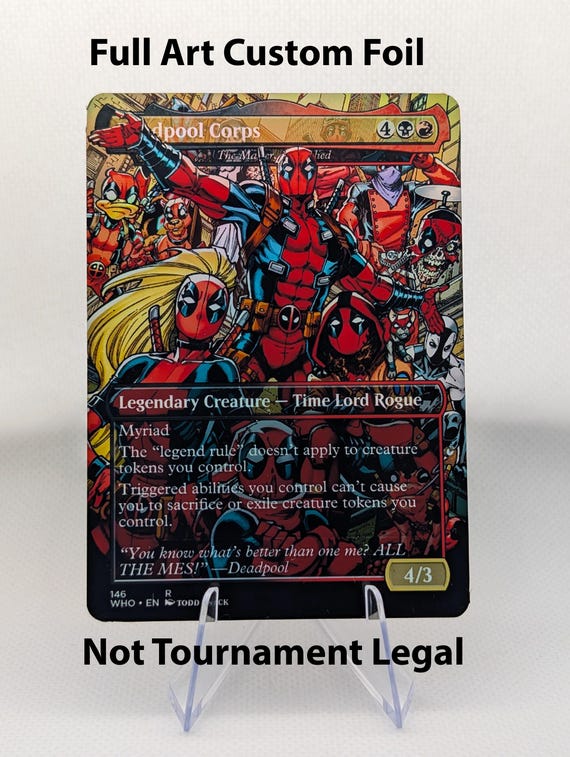 MTG Deadpool, Trading Card【Foil】英英英 MTG Deadpool, Trading Card FOIL Marvel 英 - メルカリ