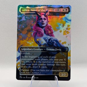 Set Proxy BG3 MTG / Orin, Alfira, Mizora / Altares foil de Baldur's Gate 3 / Variantes de fan art de Commander / Cartas Magic personalizadas